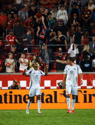 Red Bull New York V Chicago Fire FC Chicago Fire s Swedish midfielder Maren Haile-Selassie, wearing No. 7, scores a goal during the MLS, Fussball Herren, USA match against the New York Red Bulls at Sports Illustrated Stadium in Harrison, New Jersey, on August 22, 2026. The New York Red Bulls tied the Chicago Fire 1-1 in the MLS. New Jersey United States  Copyright: xDeccioxSerranox originalFilename:serrano-notitle260822_npVI8.jpg