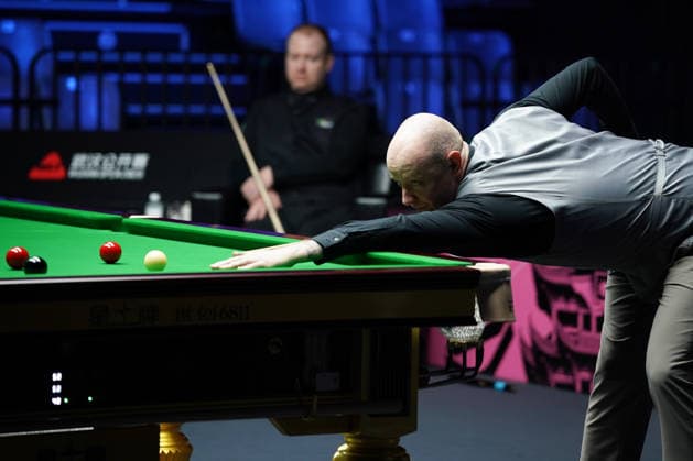 WUHAN, CHINA - AUGUST 23: Chris Wakelin of England plays a shot in the first round match against Jordan Brown of Northern Ireland on day 1 of Wuhan Open 2026 at the Optics Valley Gymnasium of Huazhong University of Science and Technology on August 23, 2026 in Wuhan, Hubei Province of China.  Copyright: xTaixChengzhex 111661654919