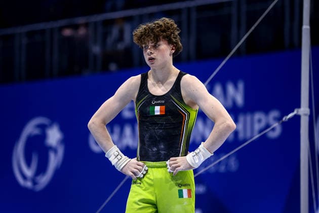 2026 Men s Artistic European Gymnastics Championships, Arena Zagreb, Zagreb, Croatia 23 8 2026 Juniors All-Around Final Ireland™s Robert Ward Robert Ward 23 8 2026  Copyright: xx 0NIK7468