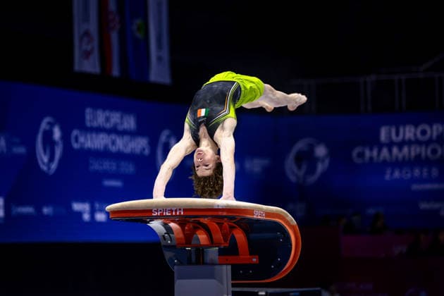 2026 Men s Artistic European Gymnastics Championships, Arena Zagreb, Zagreb, Croatia 23 8 2026 Juniors All-Around Final Ireland™s Robert Ward Robert Ward 23 8 2026  Copyright: xx 0NIK8092
