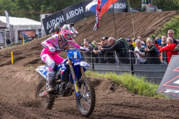 2026-08-23 - MXGP Arnhem ARNHEM, NETHERLANDS - AUGUST 23: 1 Lotte van Drunen (NED) during the MXGP Arnhem at the Motorsportpark Gelderland Midden on August 23, 2026 in Arnhem, Netherlands Arnhem Motorsportpark Gelderland Midden Netherlands Content not available for redistribution in The Netherlands directly or indirectly through any third parties. Copyright: xEdwinxBlaauwbroekx