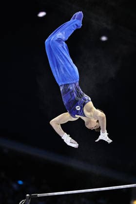 Daniil Smirnov, RUS, during juniors all-around final at 2026 Europeans in Zagreb; 23 08 2026; *** Daniil Smirnov, RUS, during the junior all-around final at the 2026 European Championships in Zagreb on August 23, 2026 