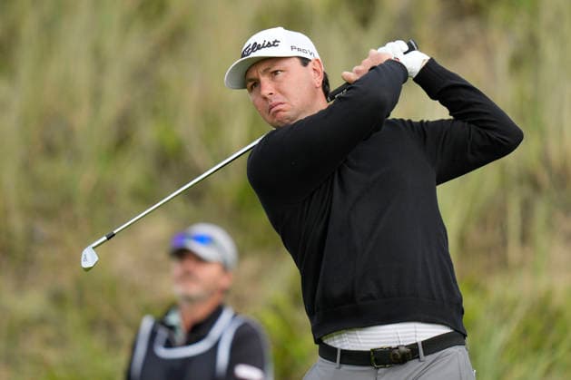 BALMEDIE, SCOTLAND - AUG 23: Jovan Rebula (RSA) plays from the third tee during Round 4 at the 2026 Nexo Championship at the Trump International Golf Links, Balmedie on August 23, 2026 in Aberdeenshire, Scotland The 2026 Nexo Championship