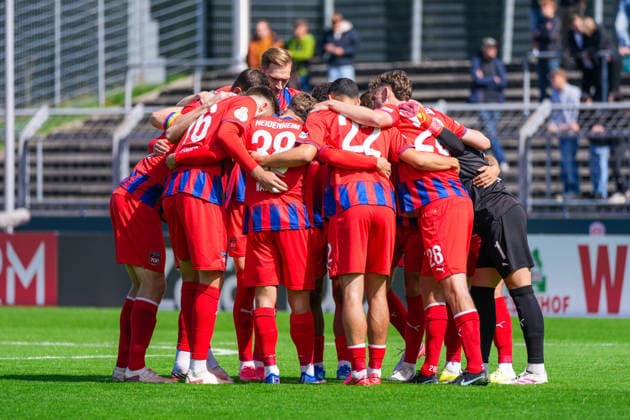 Mannschaftskreis Heidenheim, Deutschland: Fussball, DFB Pokal, Saison 2026 27, 1. Runde, 23.08.2026, SSV Jeddeloh II vs 1. FC Heidenheim, Marschweg-Stadion (Oldenburg, Niedersachsen) *** Heidenheim District, German Soccer, DFB Cup, 2026–27 Season, First Round, August 23, 2026, SSV Jeddeloh II vs. 1. FC Heidenheim, Marschweg Stadium, Oldenburg, Lower Saxony Copyright: xLeonxFrickx