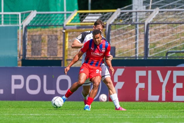 Marcel Costly (1. FC Heidenheim, 24), Deutschland: Fussball, DFB Pokal, Saison 2026 27, 1. Runde, 23.08.2026, SSV Jeddeloh II vs 1. FC Heidenheim, Marschweg-Stadion (Oldenburg, Niedersachsen) *** Marcel Costly, 1 FC Heidenheim, 24, German soccer, DFB Cup, 2026–27 season, 1st round, August 23, 2026, SSV Jeddeloh II vs. 1 FC Heidenheim, Marschweg Stadium, Oldenburg, Lower Saxony Copyright: xLeonxFrickx