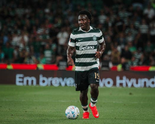 Nestory Irankunda of Sporting CP during the Liga Portugal match between Sporting CP and FC Alverca at Estadio Josà Alvalade, in Lisbon, Portugal. (Diogo Sautchuk) Copyright: xDiogoxSautchukx