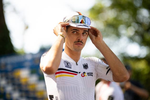 Lidl Deutschland Tour, Etappe 4, 23.08.2026 Dominik Röber (GER, Team Vorarlberg) Heilbronn Germany *** Lidl Germany Tour, Stage 4, August 23, 2026 Dominik Röber GER, Team Vorarlberg Heilbronn, Germany Copyright: xCarlaxHilgerx