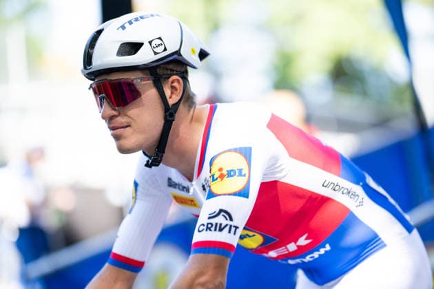 Lidl Deutschland Tour, Etappe 4, 23.08.2026 Mathias Vacek (CZE, Lidl - Trek) Heilbronn Germany *** Lidl Germany Tour, Stage 4, August 23, 2026 Mathias Vacek (CZE), Lidl Trek Heilbronn, Germany Copyright: xCarlaxHilgerx