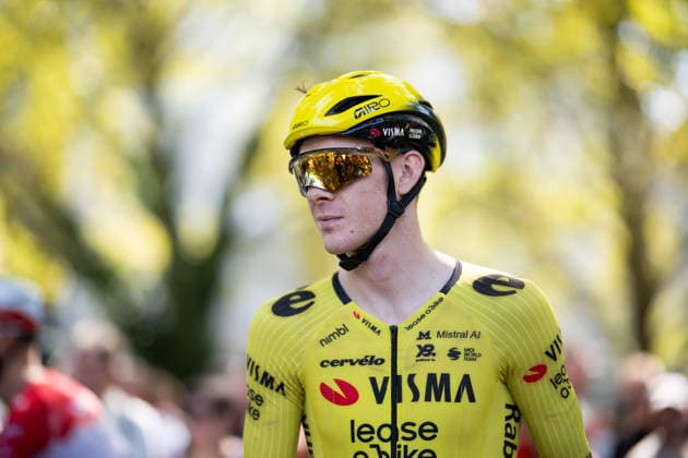 Lidl Deutschland Tour, Etappe 4, 23.08.2026 Louis BarrÃ (FRA, Team Visma Lease a Bike) Heilbronn Germany *** Lidl Germany Tour, Stage 4, August 23, 2026 Louis Barré FRA, Team Visma Lease a Bike Heilbronn, Germany Copyright: xCarlaxHilgerx