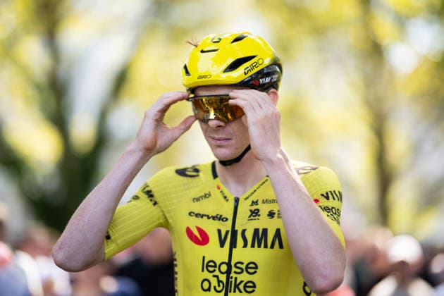 Lidl Deutschland Tour, Etappe 4, 23.08.2026 Louis BarrÃ (FRA, Team Visma Lease a Bike) Heilbronn Germany *** Lidl Germany Tour, Stage 4, August 23, 2026 Louis Barré FRA, Team Visma Lease a Bike Heilbronn, Germany Copyright: xCarlaxHilgerx