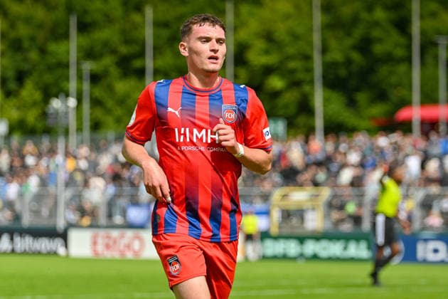 Paul Hennrich (1. FC Heidenheim, 08) SSV Jeddeloh II vs. 1. FC Heidenheim, Fussball, DFB-Pokal, 1. Runde, Saison 2026 2027, 23.08.2026, SSV Jeddeloh II vs. 1. FC Heidenheim, Fussball, DFB-Pokal, 1. Runde, Saison 2026 2027, 23.08.2026 Oldenburg *** Paul Hennrich 1 FC Heidenheim, 08 SSV Jeddeloh II vs. 1 FC Heidenheim, Soccer, DFB Cup, 1st Round, 2026–2027 Season, August 23, 2026, SSV Jeddeloh II vs. 1 FC Heidenheim, Soccer, DFB Cup, 1st Round, 2026–2027 Season, August 23, 2026, Oldenburg Copyright: xEibner-Pressefoto RobertxGertzenx EP_RGN