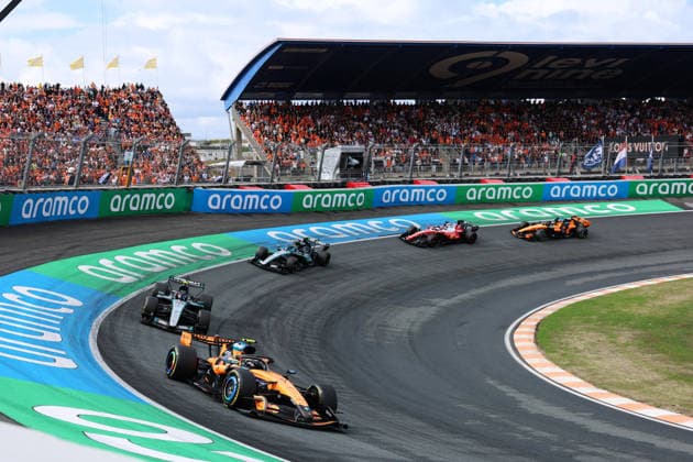 F1 - DUTCH GRAND PRIX 2026 01 NORRIS Lando (gbr), McLaren F1 Team MCL40, action during the Formula 1 Dutch Grand Prix 2026, 12th round of the 2026 Formula One World Championship, WM, Weltmeisterschaft from August 21 to 23, 2026 on the Circuit Zandvoort, in Zandvoort, Netherlands - ZandvoortNetherlands  Copyright: xDPPIx