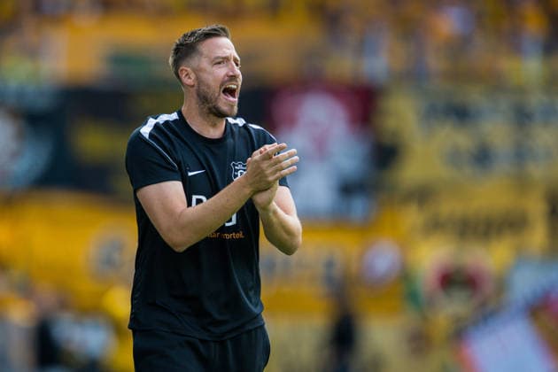 23.08.2026 - Fußball, 2026 2027, DFB-Pokal, 1. Hauptrunde, SV Westfalia Rhynern - SG Dynamo Dresden: Marco Stiepermann (Trainer - Rhynern) DFB REGULATIONS PROHIBIT ANY USE OF PHOTOGRAPHS AS IMAGE SEQUENCES AND OR QUASI-VIDEO. *** August 23, 2026 Soccer, 2026–2027, DFB Cup, 1st Round, SV Westfalia Rhynern vs. SG Dynamo Dresden, Marco Stiepermann, Rhynern Coach. DFB regulations prohibit any use of photographs as image sequences and or quasi-video.