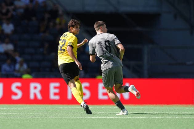 Bern, Switzerland - August 23: Noe Tschanz (52 YB) during the Brack Super League match between BSC Young Boys and FC Vaduz at Stadion Wankdorf on August 23, 2026 in Bern, Switzerland.  Copyright: xKjetilxWaberx xSPPx Sportspressphoto_SPR213566