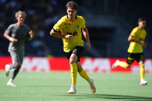 Bern, Switzerland - August 23: Christian Fassnacht (16 YB) during the Brack Super League match between BSC Young Boys and FC Vaduz at Stadion Wankdorf on August 23, 2026 in Bern, Switzerland.  Copyright: xKjetilxWaberx xSPPx Sportspressphoto_SPR213568