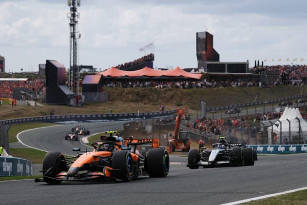 F1 - DUTCH GRAND PRIX 2026 01 NORRIS Lando (gbr), McLaren F1 Team MCL40, action during the Formula 1 Dutch Grand Prix 2026, 12th round of the 2026 Formula One World Championship, WM, Weltmeisterschaft from August 21 to 23, 2026 on the Circuit Zandvoort, in Zandvoort, Netherlands - ZandvoortNetherlands  Copyright: xDPPIx