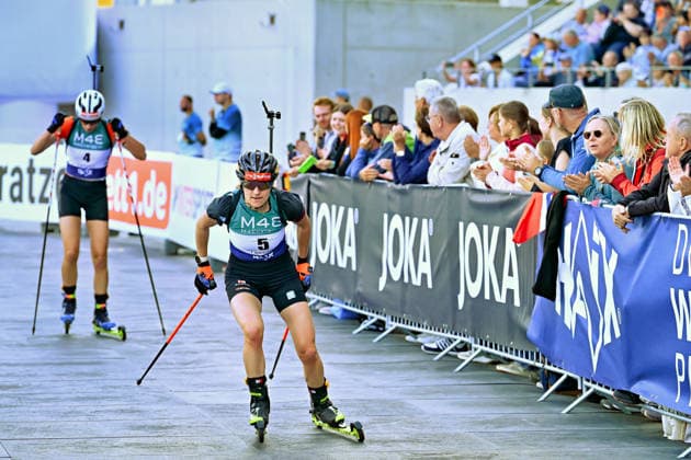 Janina Hettich-Walz (Deutschland) M4Energy City Biathlon Dresden 2026, 23.08.2026 M4Energy City Biathlon Dresden 2026, 23.08.2026 Dresden *** Janina Hettich Walz Germany M4Energy City Biathlon Dresden 2026, August 23, 2026 M4Energy City Biathlon Dresden 2026, August 23, 2026 Dresden Copyright: xEibner-Pressefoto xHoepnerx EP_PHR