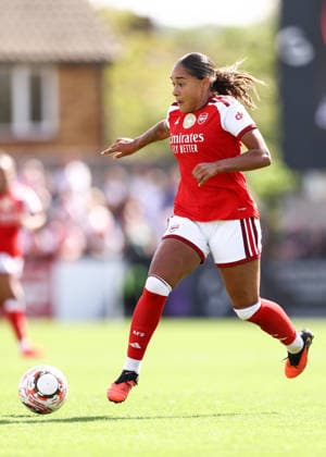 Arsenal v Paris FC Women 23 August 2026, Borehamwood - Pre Season Friendly - Arsenal v Paris FC Women - Olivia Smith of Arsenal - Photo: Jacques Feeney Offside. Borehamwood UK *** Arsenal gegen Paris FC Women, 23. August 2026, Borehamwood – Freundschaftsspiel zur Saisonvorbereitung: Arsenal gegen Paris FC Women. Olivia Smith von Arsenal. Foto: Jacques Feeney. Abseits. Borehamwood, Großbritannien  Copyright: xJacquesxFeeneyx xOffsidexOffside