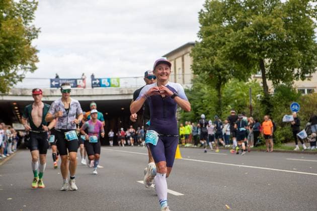 August 23, 2026, Leipzig, Saxony, Germany: LEIPZIG, GERMANY Ã¢â‚¬ AUGUST 23, 2026: Athletes compete in the inaugural IRONMAN 70.3 Leipzig in Leipzig, Germany, on August 23, 2026, marking the first edition of the middle-distance triathlon held in the city. More than 2,600 athletes from Germany and abroad took part in the event, which combines swimming, cycling and running, as spectators gathered along the course to watch the competition. More Than 2,600 Athletes Compete In Inaugural IRONMAN 70.3 Leipzig  - ZUMAq101 20260823_zna_q101_048 Copyright: xMariaxCastrox