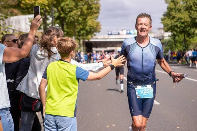 August 23, 2026, Leipzig, Saxony, Germany: LEIPZIG, GERMANY Ã¢â‚¬ AUGUST 23, 2026: Athletes compete in the inaugural IRONMAN 70.3 Leipzig in Leipzig, Germany, on August 23, 2026, marking the first edition of the middle-distance triathlon held in the city. More than 2,600 athletes from Germany and abroad took part in the event, which combines swimming, cycling and running, as spectators gathered along the course to watch the competition. More Than 2,600 Athletes Compete In Inaugural IRONMAN 70.3 Leipzig  - ZUMAq101 20260823_zna_q101_049 Copyright: xMariaxCastrox
