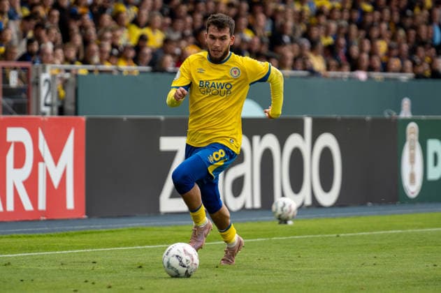 Deutschland: Fussball DFB-Pokal, 1. Runde 2026 2027, Eintracht Braunschweig - 1. FC Union Berlin am 23.08.2026 in Braunschweig (Eintracht-Stadion): Mehmet Aydin (Eintracht Braunschweig, 8) am Ball *** German Soccer DFB Cup, First Round 2026–2027, Eintracht Braunschweig vs. 1. FC Union Berlin on August 23, 2026, at the Eintracht Braunschweig Stadium (Mehmet Aydin), Eintracht Braunschweig, 8 on the ball Copyright: xSvenxHeidmannx