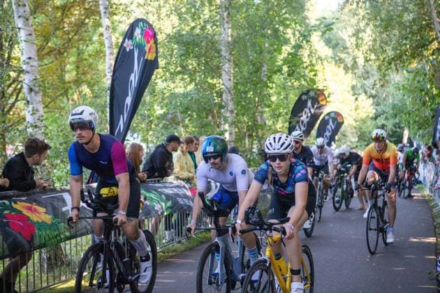 August 23, 2026, Leipzig, Saxony, Germany: LEIPZIG, GERMANY Ã¢â‚¬ AUGUST 23, 2026: Athletes compete in the inaugural IRONMAN 70.3 Leipzig in Leipzig, Germany, on August 23, 2026, marking the first edition of the middle-distance triathlon held in the city. More than 2,600 athletes from Germany and abroad took part in the event, which combines swimming, cycling and running, as spectators gathered along the course to watch the competition. More Than 2,600 Athletes Compete In Inaugural IRONMAN 70.3 Leipzig  - ZUMAq101 20260823_zna_q101_054 Copyright: xMariaxCastrox