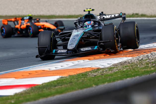 Zandvoort: F1 GP Netherlands 2026 on August, 23, 2026, (Photo by Hoch Zwei), 12 KIMI ANTONELLI Andrea (ita), Mercedes AMG F1 Team W17, action 01 NORRIS Lando (gbr), McLaren F1 Team MCL40, action Zandvoort Netherlands *** 2026 Dutch F1 Grand Prix at Zandvoort on August 23, 2026, Photo by Hoch Zwei, 12 KIMI ANTONELLI Andrea (ITA), Mercedes AMG F1 Team W17, action 01 NORRIS Lando (GBR), McLaren F1 Team MCL40, action Zandvoort, Netherlands