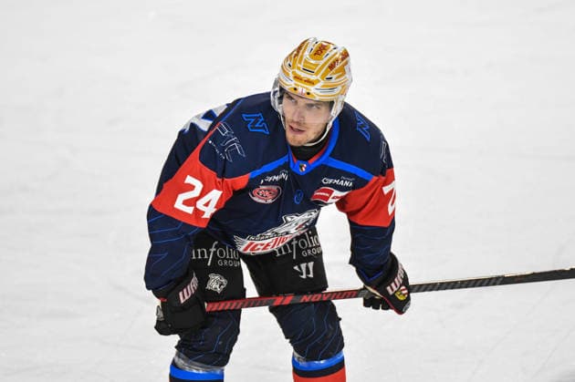 Nuernberg Ice Tigers vs. Loewen Frankfurt, Eishockey, Deutsche Eishockey Liga, Penny DEL, Vorbereitungsspiel, Gaeuboden Cup, Saison 2026 2027 am 23.08.2026 Marcus Weber (Nuernberg Ice Tigers), Eishockey Herren, Deutsche Eishockey Liga, Penny DEL, Vorbereitungsspiel, Gaeuboden Cup, Saison 2026 2027 am 23.08.2026 im Eisstadion am Pulverturm, Nuernberg Ice Tigers (blau) gegen Loewen Frankfurt (weiss) *** Nuremberg Ice Tigers vs. Löwen Frankfurt, Ice Hockey, German Ice Hockey League, Penny DEL, Preseason Game, Gaeuboden Cup, 2026–2027 Season on August 23, 2026, Marcus Weber, Nuremberg Ice Tigers, Men s Ice Hockey, German Ice Hockey League, Penny DEL, preseason game, Gaeuboden Cup, 2026–2027 season on August 23, 2026, at the Eisstadion am Pulverturm, Nuremberg Ice Tigers (blue) vs. Loewen Frankfurt (white)