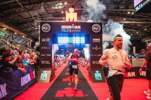 More than 2,600 athletes compete in inaugural IRONMAN 70.3 Leipzig LEIPZIG, GERMANY AUGUST 23, 2026: Athletes compete in the inaugural IRONMAN 70.3 Leipzig in Leipzig, Germany, on August 23, 2026, marking the first edition of the middle-distance triathlon held in the city. More than 2,600 athletes from Germany and abroad took part in the event, which combines swimming, cycling and running, as spectators gathered along the course to watch the competition. Leipzig Saxony Germany Copyright: x xMariaxCastrox xJNAxPressx