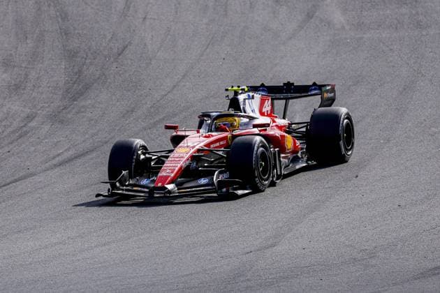 ZANDVOORT - Lewis Hamilton from Great Britain and driver for Scuderia Ferrari HP during the Formula 1 Heineken Dutch Grand Prix at Circuit Zandvoort on 23 August 2026 in Zandvoort, the Netherlands. MARCEL TER BALS ANP xVIxANPxSportx xMarcelxterxBalsxIVx 566108621 originalFilename: 566108621.jpg
