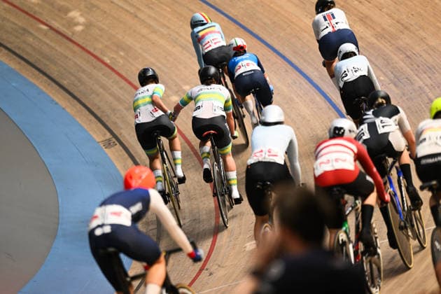 2026 UCI Junior Track World Championships Picture by Mathew Wells SWpix.com - 23 08 2026 - Cycling - 2026 UCI Junior Track World Championships - Heusden-Zolder, Flanders, Belgium - Women Madison Final - Elsie Apps and Sienna Monteith of Australia Copyright: x xSWpix.comx(t axPhotographyxHubxLtd)xMathewxWells SWpix.comx SWP-3030-19247