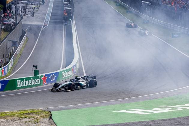 ZANDVOORT - Andrea Kimi Antonelli from Italy and driver for Mercedes-AMG PETRONAS F1 Team during the Formula 1 Heineken Dutch Grand Prix at Circuit Zandvoort on August 23, 2026 in Zandvoort, the Netherlands. MARCEL TER BALS ANP xVIxANPxSportx xMarcelxterxBalsxIVx 566109444 originalFilename: 566109444.jpg