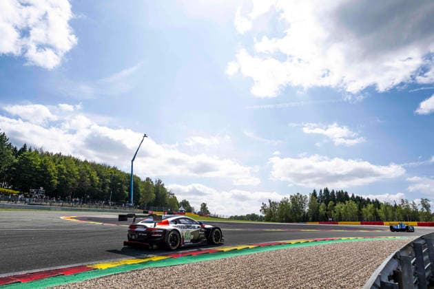 AUTO - ELMS - 4 HOURS OF SPA-FRANCORCHAMPS 2026 59 MCINTOSH Anthony (usa), FOSSARD Marius (fra), THOMPSON Parker (can), Racing Spirit of LÃ man, Aston Martin Vantage AMR LMGT3, LMGT3, action during the 4 Hours of Spa-Francorchamps, 4th round of the 2026 European Le Mans Series on the Circuit de Spa-Francorchamps from August 21 to 23, 2026 in Stavelot, Belgium - StavelotBelgium  Copyright: xFabrizioxBoldonix