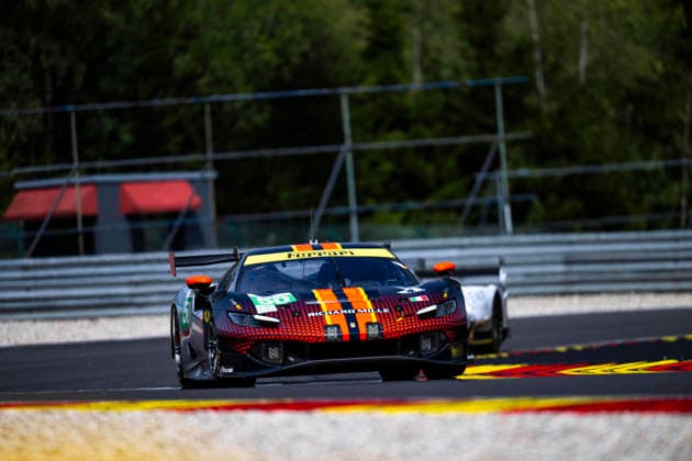 AUTO - ELMS - 4 HOURS OF SPA-FRANCORCHAMPS 2026 50 TOLEDO Custodio (usa), WADOUX Lilou (fra), AGOSTINI Riccardo (ita), Richard Mille AF Corse, Ferrari 296 LMGT3 Evo, LMGT3, action during the 4 Hours of Spa-Francorchamps, 4th round of the 2026 European Le Mans Series on the Circuit de Spa-Francorchamps from August 21 to 23, 2026 in Stavelot, Belgium - StavelotBelgium  Copyright: xFabrizioxBoldonix