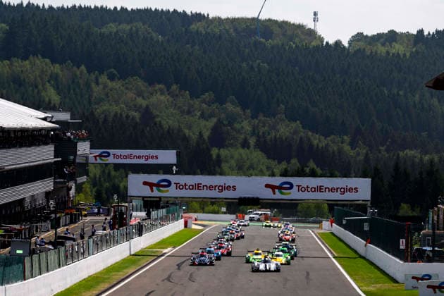 AUTO - ELMS - 4 HOURS OF SPA-FRANCORCHAMPS 2026 18 CHADWICK Jamie (gbr), RINICELLA Valerio (ita), HORR Laurents (ger), IDEC Oreca 07 - Gibson, LMP2, action, 22 PEEBLES Griffin (aus), SAUCY GrÃ goire (sui), HANLEY Benjamin (gbr), United Autosports, Oreca 07 - Gibson, LMP2, action, start of the race during the 4 Hours of Spa-Francorchamps, 4th round of the 2026 European Le Mans Series on the Circuit de Spa-Francorchamps from August 21 to 23, 2026 in Stavelot, Belgium - StavelotBelgium  Copyright: xFabrizioxBoldonix