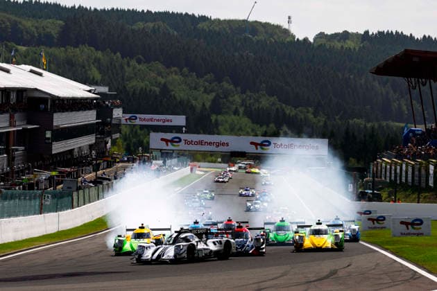 AUTO - ELMS - 4 HOURS OF SPA-FRANCORCHAMPS 2026 18 CHADWICK Jamie (gbr), RINICELLA Valerio (ita), HORR Laurents (ger), IDEC Oreca 07 - Gibson, LMP2, action, 22 PEEBLES Griffin (aus), SAUCY GrÃ goire (sui), HANLEY Benjamin (gbr), United Autosports, Oreca 07 - Gibson, LMP2, action, start of the race during the 4 Hours of Spa-Francorchamps, 4th round of the 2026 European Le Mans Series on the Circuit de Spa-Francorchamps from August 21 to 23, 2026 in Stavelot, Belgium - StavelotBelgium  Copyright: xFabrizioxBoldonix