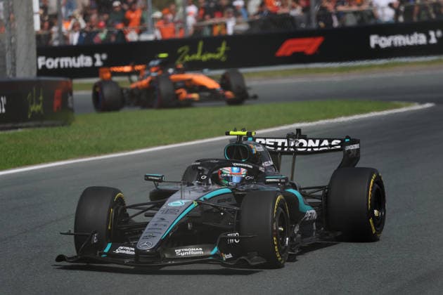 F1 - DUTCH GRAND PRIX 2026 12 KIMI ANTONELLI Andrea (ita), Mercedes AMG F1 Team W17, action during the Formula 1 Dutch Grand Prix 2026, 12th round of the 2026 Formula One World Championship, WM, Weltmeisterschaft from August 21 to 23, 2026 on the Circuit Zandvoort, in Zandvoort, Netherlands - ZandvoortNetherlands  Copyright: xDPPIx