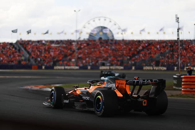 F1 - DUTCH GRAND PRIX 2026 81 PIASTRI Oscar (aus), McLaren F1 Team MCL40, action during the Formula 1 Dutch Grand Prix 2026, 12th round of the 2026 Formula One World Championship, WM, Weltmeisterschaft from August 21 to 23, 2026 on the Circuit Zandvoort, in Zandvoort, Netherlands - ZandvoortNetherlands  Copyright: xDPPIx