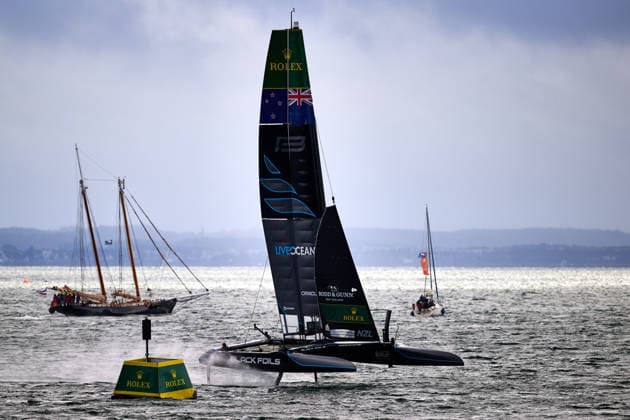 GER, Sail GP, Rockwool Germany Sail Grand Prix, Sassnitz, 22.-23.08.2026, Deutschland, Samstag, 23.08.2026, Renntag 2, BLACK FOILS - Sail GP Team - New Zealand; Driver - Peter Burling, GER, Sail GP, Rockwool Germany Sail Grand Prix, Sassnitz, 22.-23.08.2026, Deutschland, Samstag, 23.08.2026, Renntag 2, *** GER, Sail GP, Rockwool Germany Sail Grand Prix, Sassnitz, August 22–23, 2026, Germany, Saturday, August 23, 2026, Race Day 2, BLACK FOILS Sail GP Team New Zealand Driver Peter Burling, GER, Sail GP, Rockwool Germany Sail Grand Prix, Sassnitz, August 22–23, 2026, Germany, Saturday, August 23, 2026, Race Day 2, Copyright: xClaudiusxRauchx