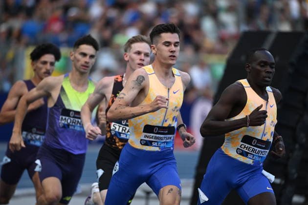 RECORD DATE NOT STATED Silesia Diamond League Meeting 2026 In Chorzow CHORZOW, POLAND - AUGUST 23: Jakob Ingebrigtsen of Norway in action in the Men s 1500m Final at the Silesia Diamond League meeting of the 2026 Wanda Diamond League circuit at Silesian Stadium on August 23, 2026 in Chorzow, Poland. ChorzowIPTC Poland  Copyright: xArturxWidakx originalFilename:widak-silesiad260823_npw89.jpg