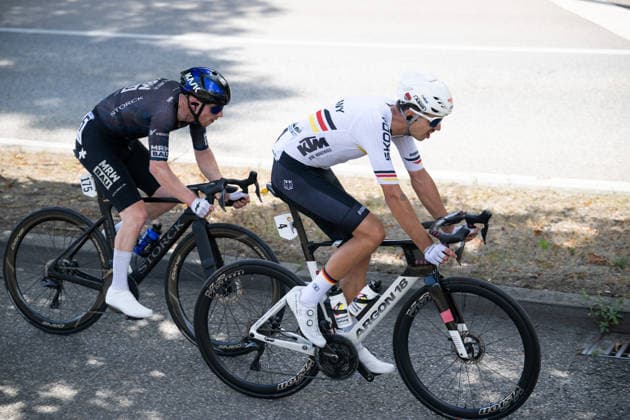 Lidl Deutschland Tour, Etappe 4, 23.08.2026 Dominik Röber (GER, Team Vorarlberg) Heilbronn Germany *** Lidl Germany Tour, Stage 4, August 23, 2026 Dominik Röber GER, Team Vorarlberg Heilbronn, Germany Copyright: xCarlaxHilgerx