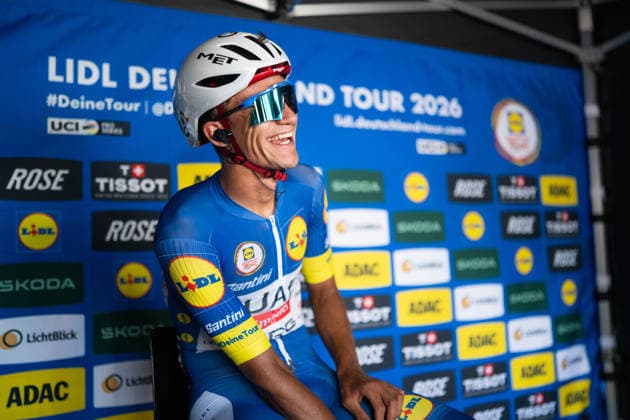 Lidl Deutschland Tour, Etappe 4, 23.08.2026 Isaac del Toro (MEX, UAE Team Emirates - XRG) Heilbronn Germany *** Lidl Germany Tour, Stage 4, August 23, 2026 Isaac del Toro (MEX), UAE Team Emirates (XRG), Heilbronn, Germany Copyright: xCarlaxHilgerx
