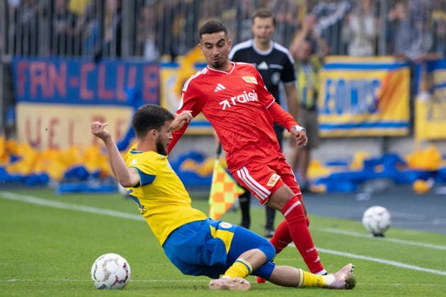 Livan Burcu (Nr. 9 Union Berlin) wird von Mehmet Can Aydin (Nr. 8 Eintracht Braunschweig) gefoult GER, Eintracht Braunschweig gegen Union Berlin, Fussball, DFB Pokal, 1. Runde, Spielzeit 2026 27, 23.08.2026 DFL REGULATIONS PROHIBIT ANY USE OF PHOTOGRAPHS AS IMAGE SEQUENCES AND OR QUASI-VIDEO GER, Eintracht Braunschweig gegen Union Berlin, Fussball, DFB Pokal, 1. Runde, Spielzeit 2026 27, 23.08.2026 Braunschweig *** Livan Burcu (No. 9, Union Berlin) is fouled by Mehmet Can Aydin (No. 8, Eintracht Braunschweig) GER, Eintracht Braunschweig vs. Union Berlin, Soccer, DFB Cup, 1st Round, 2026–27 Season, August 23, 2026 DFL regulations prohibit any use of photographs as image sequences and or quasi-video GER, Eintracht Braunschweig vs. Union Berlin, Soccer, DFB Cup, Round 1, 2026–27 season, August 23, 2026, Braunschweig Copyright: xEibner-Pressefoto DanielxREINELTx EP_DRT
