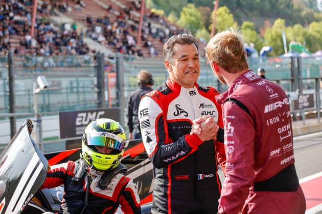 AUTO - ELMS - 4 HOURS OF SPA-FRANCORCHAMPS 2026 83 PERRODO Francois (fra), VAXIVIERE Matthieu (fra), FUOCO Antonio (ita), AF Corse, Oreca 07 - Gibson, LMP2 Pro Am, portrait celebration during the 4 Hours of Spa-Francorchamps, 4th round of the 2026 European Le Mans Series on the Circuit de Spa-Francorchamps from August 21 to 23, 2026 in Stavelot, Belgium - StavelotBelgium  Copyright: xPauloxMariax