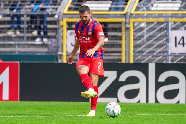 Marnon Busch (1. FC Heidenheim, 1), Deutschland: Fussball, DFB Pokal, Saison 2026 27, 1. Runde, 23.08.2026, SSV Jeddeloh II vs 1. FC Heidenheim, Marschweg-Stadion (Oldenburg, Niedersachsen) *** Marnon Busch, 1 FC Heidenheim, 1, German Soccer, DFB Cup, 2026–27 Season, 1st Round, August 23, 2026, SSV Jeddeloh II vs. 1 FC Heidenheim, Marschweg Stadium, Oldenburg, Lower Saxony Copyright: xLeonxFrickx