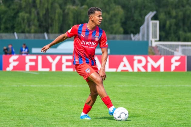 Marcel Costly (1. FC Heidenheim, 24), Deutschland: Fussball, DFB Pokal, Saison 2026 27, 1. Runde, 23.08.2026, SSV Jeddeloh II vs 1. FC Heidenheim, Marschweg-Stadion (Oldenburg, Niedersachsen) *** Marcel Costly, 1 FC Heidenheim, 24, German soccer, DFB Cup, 2026–27 season, 1st round, August 23, 2026, SSV Jeddeloh II vs. 1 FC Heidenheim, Marschweg Stadium, Oldenburg, Lower Saxony Copyright: xLeonxFrickx