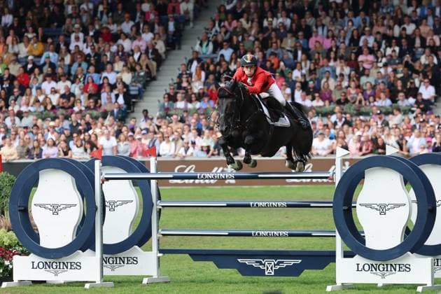 2. Platz, Thibeau Spits (BEL, Belgien, Belgium) mit Pferd Impress-K vaunt Kattenheye Z, Springen, FEI Jumping World Championship, WM, Weltmeisterschaft , FEI Jumping World Championship, Competition Individual Final, Longines-Prize, Longines-Preis, Finale Einzelwertung, Jumping , AACHEN - FEI World Championships 2026, Weltfest des Pferdesports, Reitsport Weltmeisterschaft 2026, Aachen 2026, Welcome Home 2026, Aachener Soers, 11. bis 23. August 2026, Reitsport, 23.08.2026, Aachen Aachener Soers Deutschland *** 2nd place, Thibeau Spits BEL, Belgium, riding Impress K vaunt Kattenheye Z, Jumping, FEI Jumping World Championship, FEI Jumping World Championship, Individual Final, Longines Prize, Jumping, AACHEN FEI World Championships 2026, World Festival of Equestrian Sports, 2026 Equestrian World Championships, Aachen 2026, Welcome Home 2026, Aachen Soers, August 11–23, 2026, Equestrian Sports, August 23, 2026, Aachen Soers, Germany
