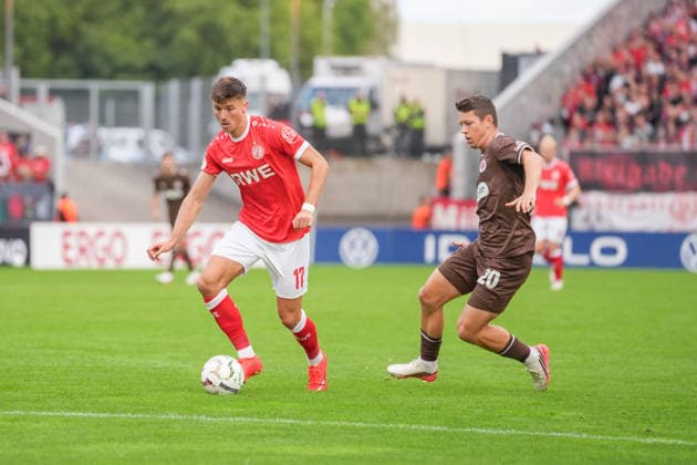 Deutschland: Fussball, DFB-Pokal 2026 27, 1. Runde, Stadion an der Hafenstraße, Essen - Bergeborbeck, Rot-Weiss Essen vs. FC St. Pauli: Semir Telalovic (Rot-Weiss Essen, 17) *** German Soccer, 2026–27 DFB Cup, First Round, Stadion an der Hafenstraße, Essen Bergeborbeck, Rot-Weiss Essen vs. FC St. Pauli, Semir Telalovic (Rot-Weiss Essen), 17 Copyright: xMichelxWittex