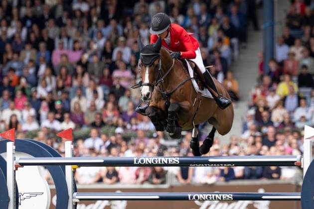 Sophie HINNERS (GER) auf Iron Dames Singclair, im Sprung, Zielsprung, Einzelbild, Einzelaktion, Aktion, Springen S3, Umlauf B, FEI Jumping World Championship, WM, Weltmeisterschaft - Individual Final - LONGINES-Preis, am 23.08.2026, FEI Reit Weltmeisterschaft Aachen 2026 vom 11. - 23.08.2026 in Aachen Deutschland; Â *** Sophie HINNERS (GER) on Iron Dames Singclair, during jumping, final jump, single frame, individual action, action, Jumping S3, Round B, FEI Jumping World Championship Individual Final LONGINES Prize, on August 23, 2026, FEI World Equestrian Games Aachen 2026, August 11–23, 2026, in Aachen, Germany Â