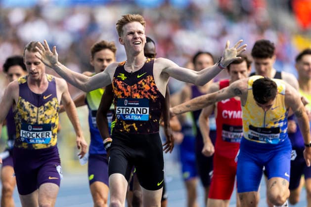 Wanda Diamond League And Kamila Skolimowska Memorial In Chorzow Ethan Strand during the Men™s 1500m competition as part of the Diamond League and the Kamila Skolimowska Memorial in Chorzow, Poland, on 23 August 2026. Chorzow Poland  Copyright: xAndrzejxIwanczukx originalFilename:iwanczuk-wandadia260823_npgIE.jpg